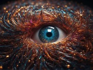Möbelaufkleber eye of the eye © Michael