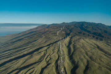 The West Maui Mountains, West Maui Volcano, or Mauna Kahālāwai which means 