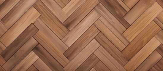 The close-up view shows a seamless wood parquet texture in a herringbone pattern, featuring light brown tones. The intricate details of the wood grain are clearly visible,