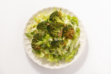 素揚げブロッコリーのサラダ