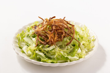 フライドオニオンのサラダ