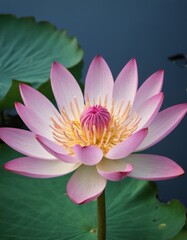 pink water lilly