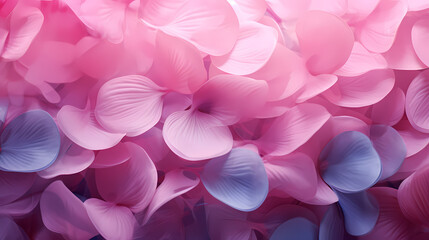 Obraz premium Petals background, Valentine's Day romantic background banner texture