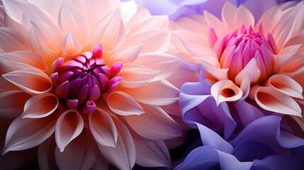 Obraz premium Petals background, Valentine's Day romantic background banner texture