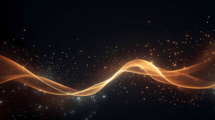 Fascinating space distorted background