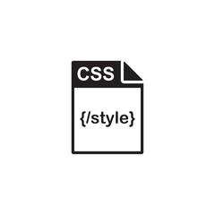 css file icon , document icon
