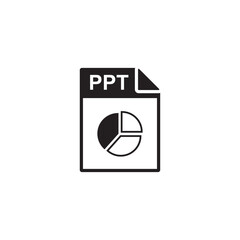 PPT file icon , document icon