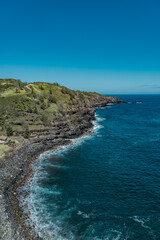 Fototapeta premium Kahakuloa is an area on the north side of West Maui, Hawaii. It is home to the community of Kahakuloa Village, Kahekili Hwy, Wailuku, Maui Hawaii. Olivine Pools 