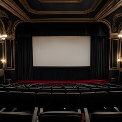Fototapeta premium empty movie theater