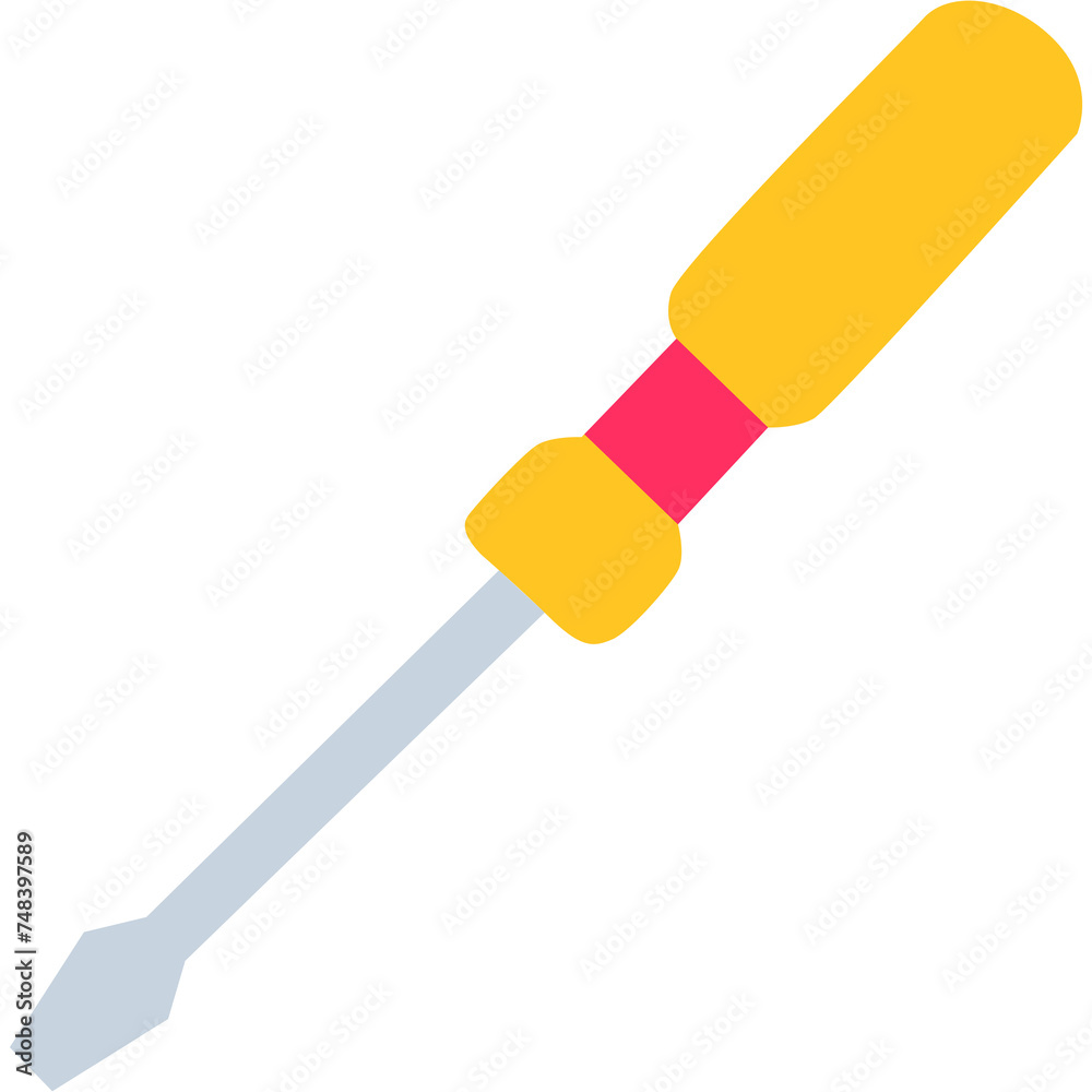 Canvas Prints Screwdriver Illustration