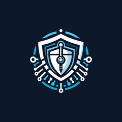 Technology protection, modern logo