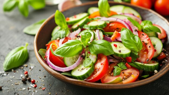 seasonal vegetable salad generative ai