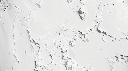 White Concrete Surface with Delicate Cracks and Textural Details