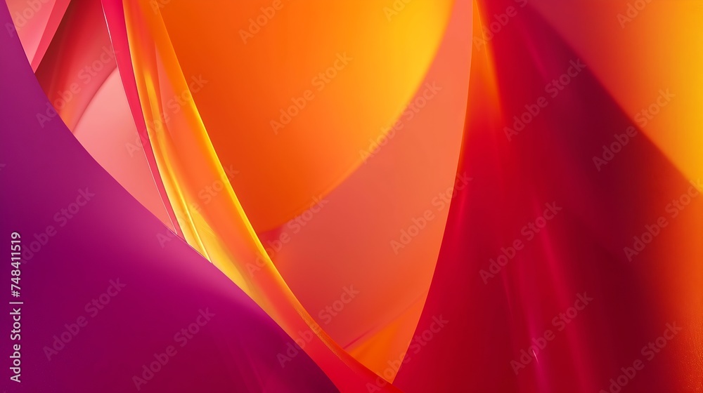 Poster Purple red orange abstract background Gradient Colorful luxury background with space for design Valentine Mothers Day Golden cherry matte surface : Generative AI