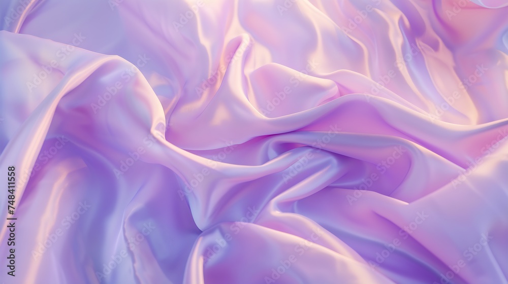 Aufkleber beautiful purple pink silk satin background soft folds on shiny fabric luxury background with copy s