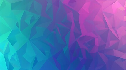 Purple pink blue green teal abstract background Geometric shape Colorful pattern Lines triangles Color gradient Modern background with space for design Web banner Illustration Award re : Generative AI
