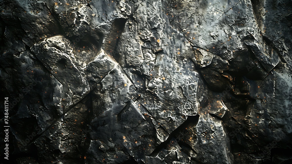 Aufkleber rock texture gray grunge background with copy space for design web banner mountain texture detail : 