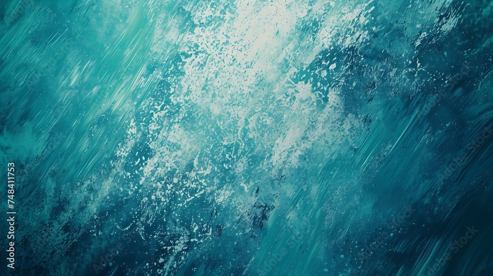 Poster blue turquoise green abstract background gradient toned grunge texture background with copy space fo