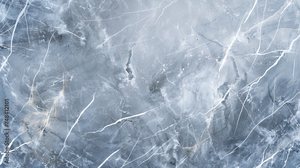 Leinwandbilder blue gray abstract background stone background toned rock texture marble effect panorama wide banner