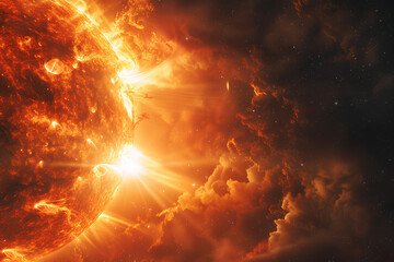 Cosmic Solar Explosion