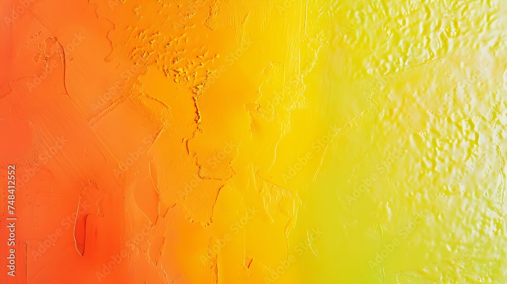 Fototapete Yellow coral orange lemon lime green abstract texture background Color gradient Bright colorful multicolor background with space for design Template Empty Summer autumn Thanksgiving Ha : Generative AI