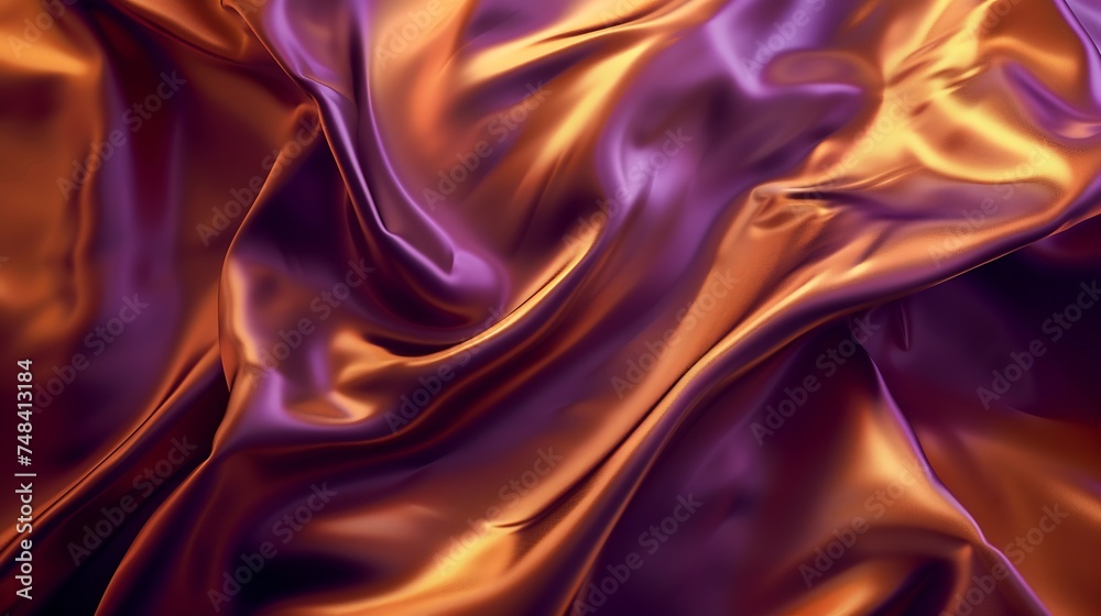 Poster dark orange brown purple abstract background gradient copper color background with space for design 