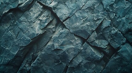 Blue gray abstract background Stone background Toned rock texture Marble effect Panorama Wide banner with beautiful pattern texture : Generative AI