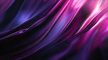 Black purple silk satin Magenta color Gradient Dark abstract elegant fabric background light lines...