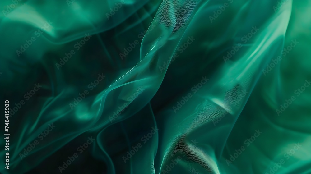 Poster Black blue green abstract background Dark and light teal turquoise color Gradient Matte Elegant background with space for design Noise grain Web banner Wide Long Panoramic Website head : Generative AI
