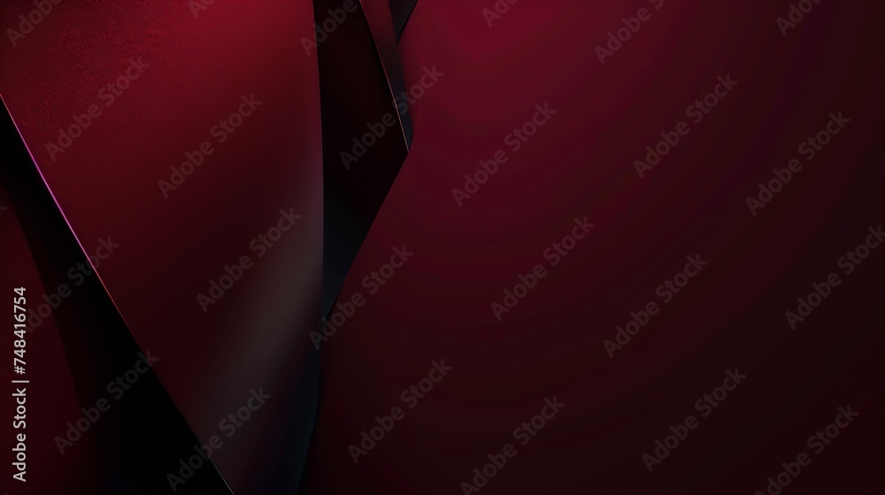 Poster Black red burgundy abstract background with space for design Color gradient Template Empty Christmas New Year : Generative AI