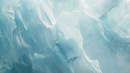 Aerial view of the abstract background from a glacier ice in wintertime Iceland : Generative AI