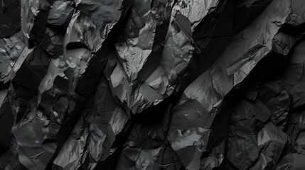 Mountain background texture Closeup Black rock background Dark gray stone background Black and...
