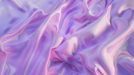 Beautiful purple pink silk satin background Soft folds on shiny fabric Luxury background with copy...