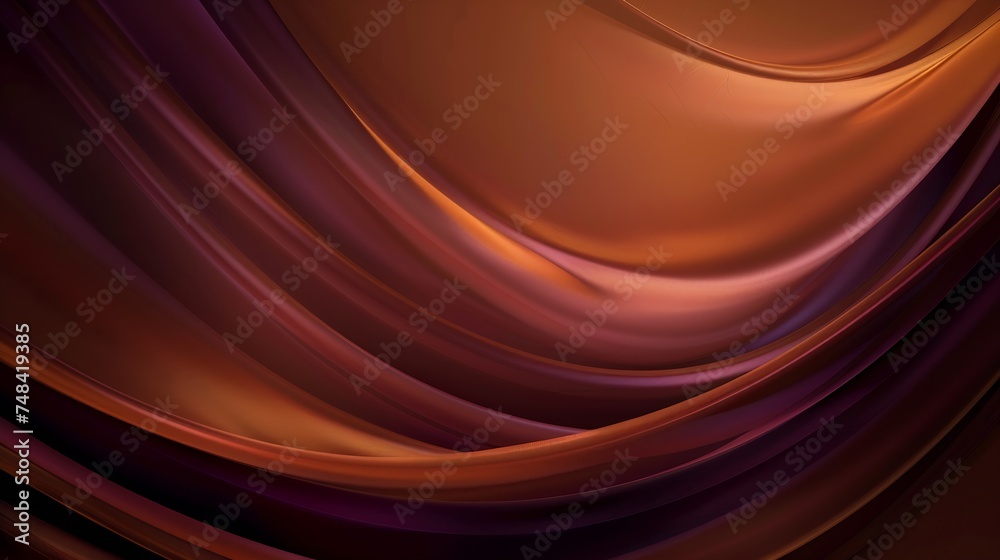 Poster dark orange brown purple abstract background gradient copper color background with space for design 