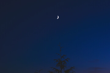 moon and clouds