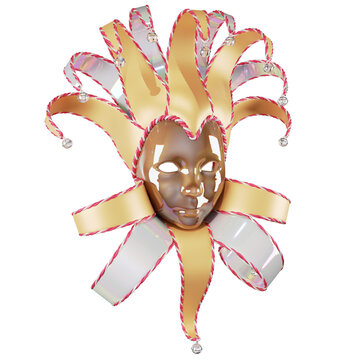 3d rendering object design clawn mask