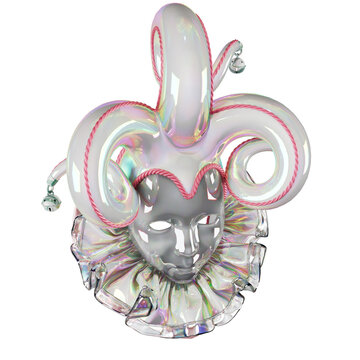 3d rendering object design clawn mask