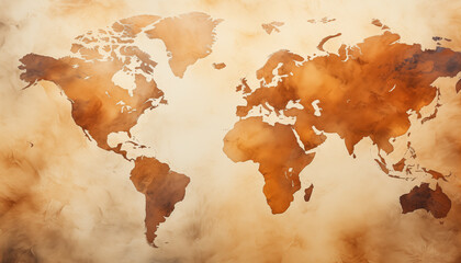 World map - abstract background