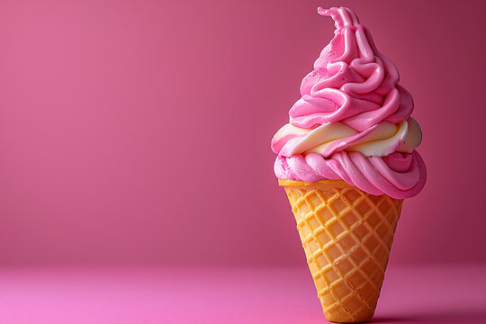 colorful ice cream cone