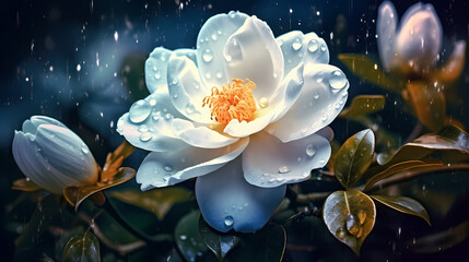 Obraz na płótnie Canvas Beautiful lotus flower, spa concept