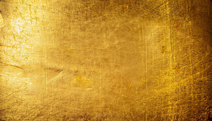 Obraz premium Gold Texture. Scratched metal. vintage for background and art work