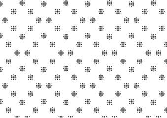 フラワーモチーフのシームレス背景_1