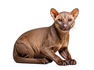 Fossa isolated on a white background