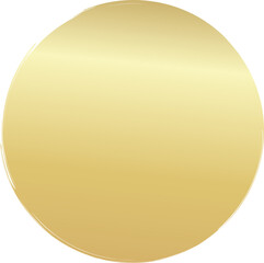 Gold different round brush. Design elements