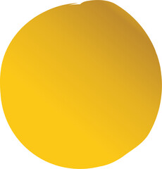 Gold different round brush. Design elements