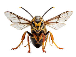 Hornet isolated on a transparent background