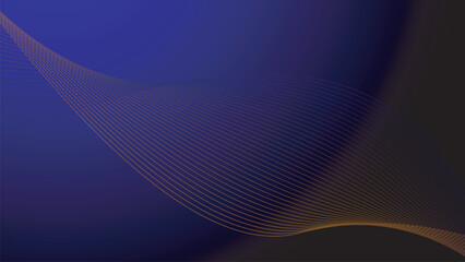 Dark Blue Abstract background wallpaper  with curve line vector image for backdrop or presentation
