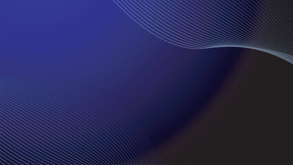 Dark Blue Abstract background wallpaper  with curve line vector image for backdrop or presentation
