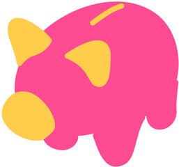piggy bank vector illustration saving