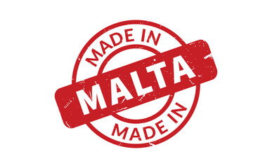 Made In Malta Rubber Stamp